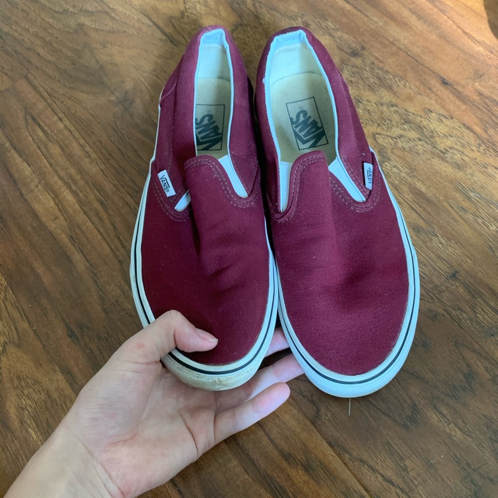 Maroon Vans